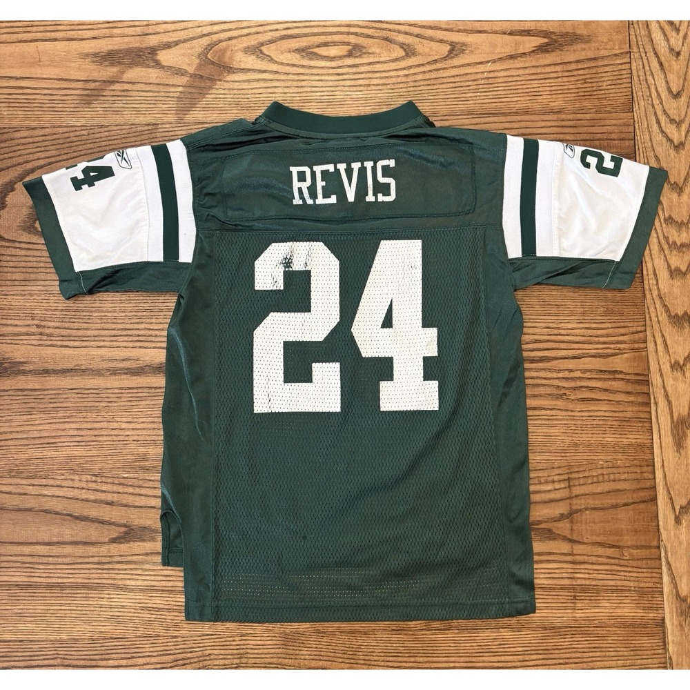 Reebok On Field Darrell Revis #24 New York Jets Football Jersey Youth Medium